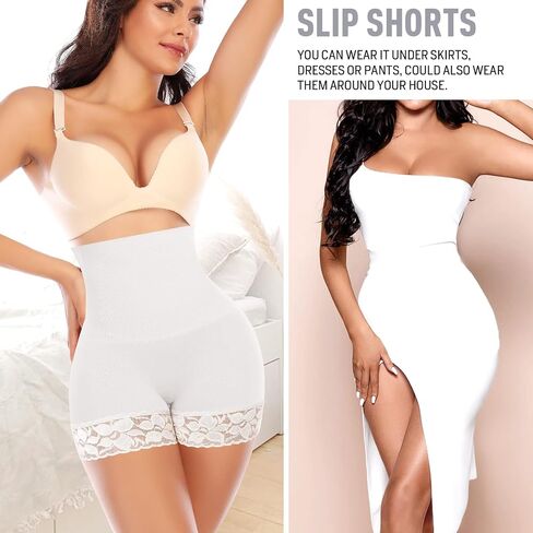Werena Tummy Control Shapewear Shorts for Women Seamless High Waist Body Shaper Panties Shaping Underwear Under Dress in Kuwait