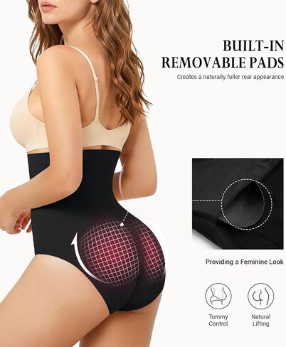 Irisnaya Butt Lifting Panties with Butt Pads, Padded Underwear for Women Booty Enhancer Shapewear Panties in Saudi Arabia