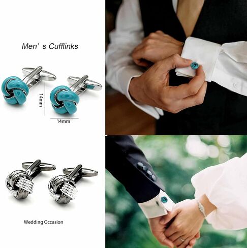 Mens Cufflinks -Plating Silver Floral Modern Cuff Links for Wedding & Formal Business 3 pack Cufflinks for Men Set in Saudi Arabia