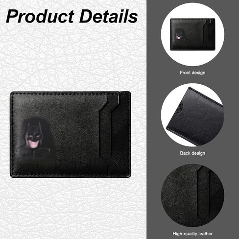 2 Pack Multi Slot Wallets,Wallet for Men ID Eyes,ID Wallet, Black Horizontal Design, PVC Material in Saudi Arabia