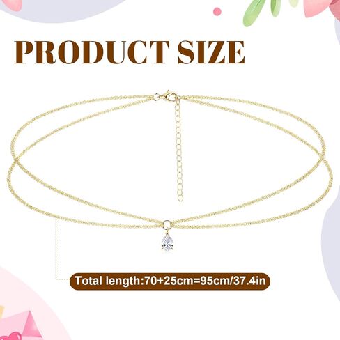 Sparkle Waist Chain for Women, Dainty Gold Plated Belly Chain, Adjustable Sexy Layered Belly Beads Chains, Summer Jewelry Gifts Accessories for Women in Kuwait