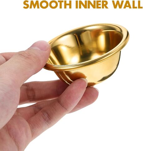 ARTIBETTER Copper Bowl Copper Bowl 7pcs Mini Brass s Buddha Offering Ritual Smudge for Yoga Meditation Buddhist Supplies 6cm Brass Desktop Decor in Kuwait