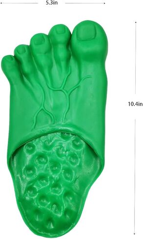 VIGUEUR Funny Feet Slippers - Big Foot Slippers for Men, Women, Green in Saudi Arabia