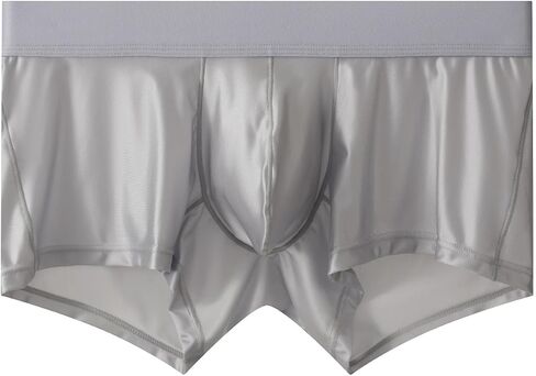 WINDAY Mens Ice Silk Low Rise Bulge Pouch Boxer Briefs Soft Breathable Underwear in Saudi Arabia