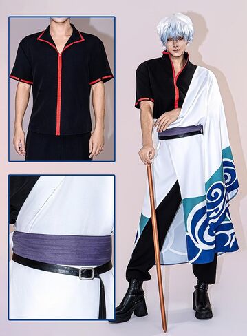 زي OSIAS Sakata Gintoki التأثيري مع جيوب وخصر مرن in Kuwait