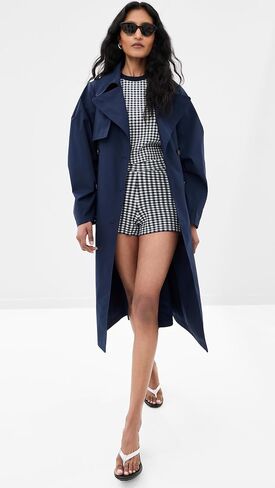 LE BOP Women's Gingham Knit Shorts in Kuwait