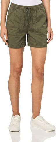 Unionbay Womens Utility Pocket Drawcord Light Weight Stretch Twill 5" Short in Kuwait