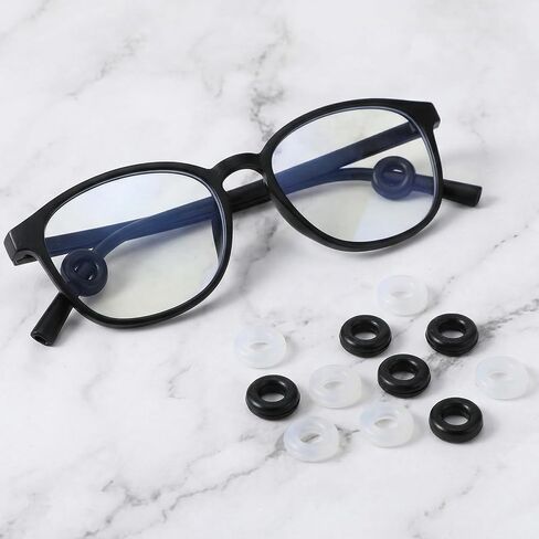 40 PCS Eyeglass Tighteners, Universal Silicone Glasses Frames Rings, Eyeglasses Repair Kit with 2 PCS Screwdrivers, Eye Glasses Frame Grips for Loose Eyeglass Arms in Saudi Arabia