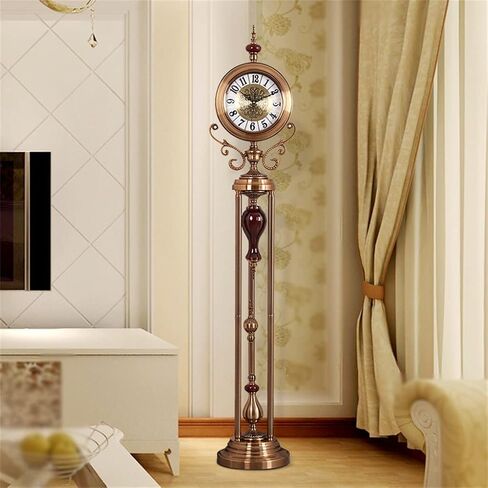 Floor Clock Vertical Ornaments European Villa Decoration Station Model Pendulum Seat in Kuwait
