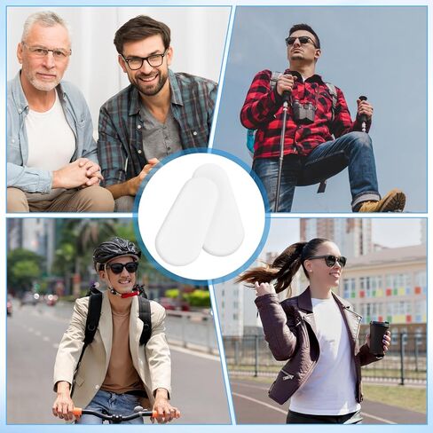Nose Pads for Glasses Anti Slip, Mabor 20 Pairs Ultra Thin Silicone Adhesive Nose Pads for Glasses & Sunglasses, Non-Slip Heightening Grips in Kuwait