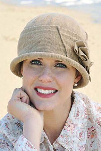 Headcovers Unlimited Cotton Flapper Hat for Cancer, Hair Loss and Alopecia in Saudi Arabia