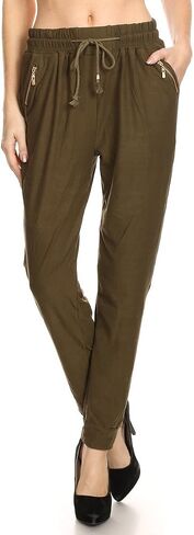 LA12ST Women's Lightweight Yoga Soft Drawstring Joggers in Saudi Arabia