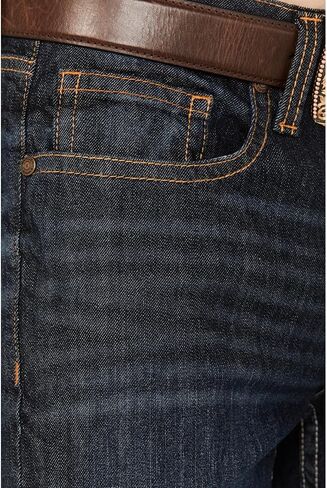 بنطال جينز Cody James الرجالي Night Hawk Wash Wyatt Slim Bootcut من قماش الدنيم المطاطي مقاس متوسط ​​40 عرض × 34 طول أمريكي in Kuwait
