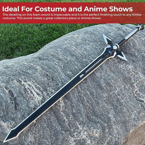 MedievalDepot Dark Repulser SAO Foam Sword of Kirito - Overall 42" Durable LARP Foam in Saudi Arabia