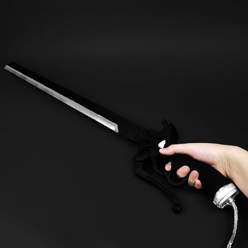 otaku gear 38" Foam Titan Slayer Sword Set-2 Swords for Cosplay, Display, & Conventions Silver/Black in Saudi Arabia