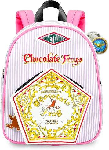 حقيبة ظهر صغيرة هاري بوتر - حقيبة ظهر صغيرة مميزة من Honeydukes مقاس 10.5 بوصة مع جيب أمامي وحزمة أزرار | يمكن تعديلها لتناسب المراهقين والبالغين والنساء in Kuwait