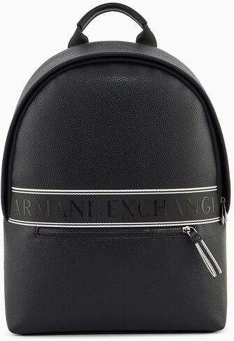 Armani Exchange Men's Ian Backpack, Black, One Size in Kuwait