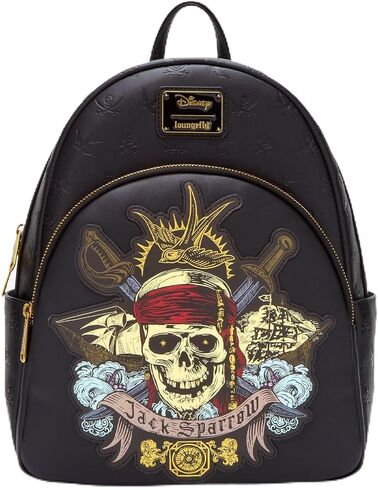 Loungefly Disney Pirates of the Caribbean Jack Sparrow Skull Mini Backpack - BoxLunch Exclusive MULTI NONE in Kuwait