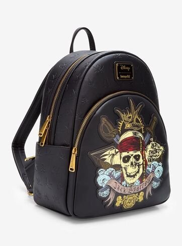 Loungefly Disney Pirates of the Caribbean Jack Sparrow Skull Mini Backpack - BoxLunch Exclusive MULTI NONE in Kuwait