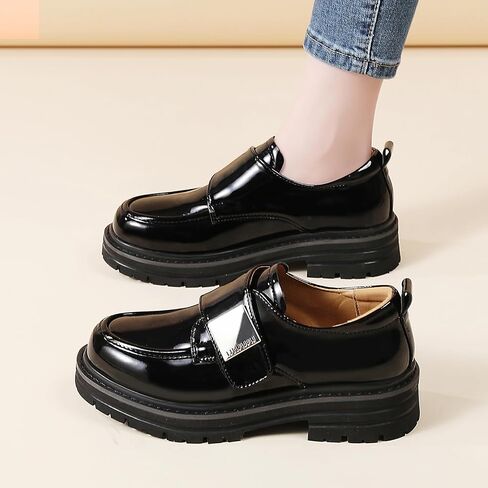 Chunky Loafers for Women Penny Platform Loafers Slip-ons Round Toe Comfortable Luxury Business Office Dress Breathable Non-Slip Ladies Casual Shoes Heeled Work Shoes in Saudi Arabia