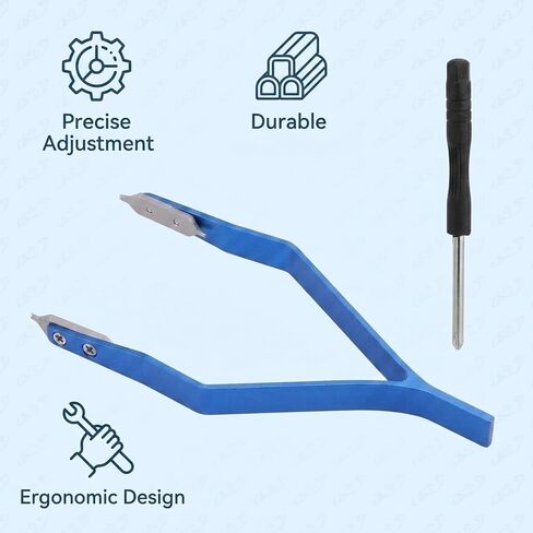 2pcs Watch Band Tool Set, Spring Bar Tool, Watch Tweezers, Professional Repair Kit for Maintenance and Band Replacement, Blue in Saudi Arabia