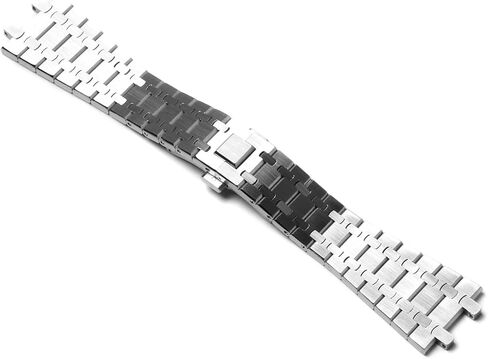 41mm Stainless Steel Watch Case Watch Strap Band Skin Cover for NH35/NH36/4R36 Movement (Watch Case Kit + Watch Band) in Kuwait