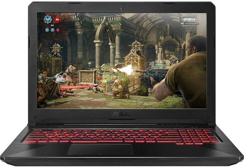 Asus TUF Gaming Laptop FX504 15.6" 120Hz 3ms Full HD, Intel Core i7-8750H Processor, GeForce GTX 1060 6GB, 16GB DDR4, 256GB PCIe SSD + 1TB HDD, Gigabit WiFi, Windows 10 Home - FX504GM-ES74 in Saudi Arabia