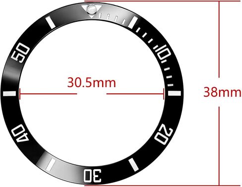 Ceramic Bezel Insert Replacement For Rolex Submariner 16800-81 116610 16800 114060 116613 116618 37.6 * 30.7mm 3pcs (Black+Blue+Green) in Kuwait