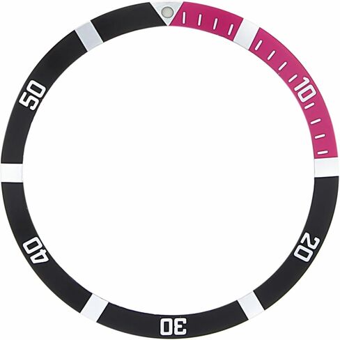 Ewatchparts Bezel Insert Compatible With Tag Heuer 200M Wm1111 Professional Watch Black/Red in Kuwait