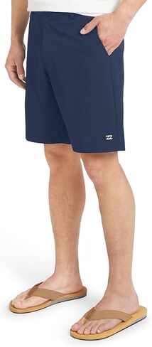 Billabong Mens Quick Dry Performance Fixed Waist 7 Inch Water Friendly Hybrid Shorts in Kuwait