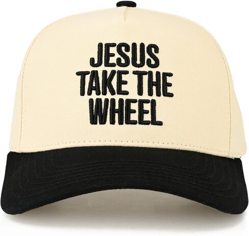 Premium Embroidered Hat | Jesus Take The Wheel Hat in Kuwait