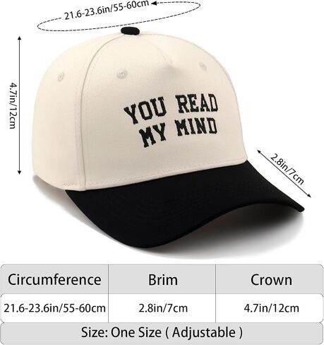Funny Two-Tone Trucker Hat for Men Women, Vintage Embroidered Baseball Cap, Classic Cotton Dad Hat Gifts for Her Him in Kuwait