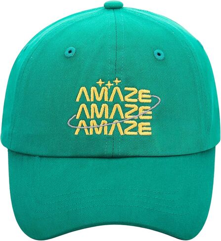 Amaze Amaze Embroidered Trucker Match Hat for Fans Gift Women Men Green Pink in Kuwait