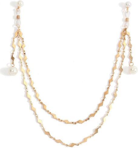 Sexy Pearl Tassel Non Piercing Nipple Chain Jewelry for Women Double Layered Pearl Chest Chain Festival Rave Party Nipple Body Jewelry in Kuwait