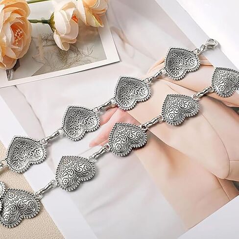 Butterfly Waist Chain Belt For Women'S Adjustable Silver Metal Heart Link Belt Y2k Boho Body Chain For Dresses Skirts Jeans in Kuwait