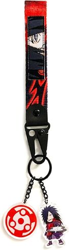 Naruto Shippuden - Madara Uchiha Keystrap and Keychain Bundle - Otaku Gift Set for Anime Fans in Saudi Arabia