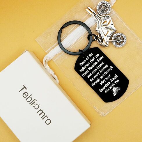 Motorcycle Keychain Gifts for Men Women Black Motor Cycle Accessories for Riders Bikers Motorcycle Riders Men Motorcycling Event Training Valentine's Day Birthday Christmas Stuff Present in Kuwait