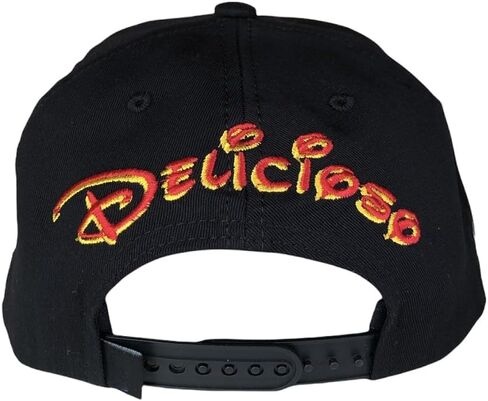 PANGKB Snapback Cap, Black, Polyester, Homer Simpson Lazy Couch Donut Brim, Hip-Hop Streetwear, Adjustable, Adult in Kuwait