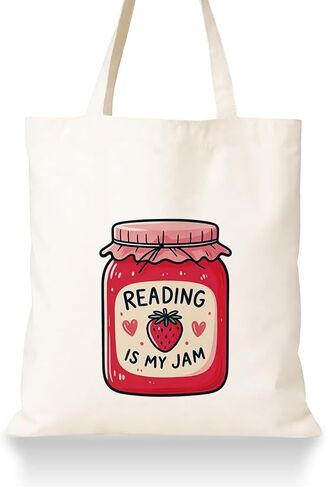 Funny Canvas Tote Bag, Reusable Playful Shoulder Bag, Whimsical Carryall for Shopping Commute Beach in Kuwait