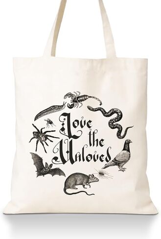 Funny Graphic Canvas Tote Bag, Reusable Dark Humor Shoulder Bag in Kuwait