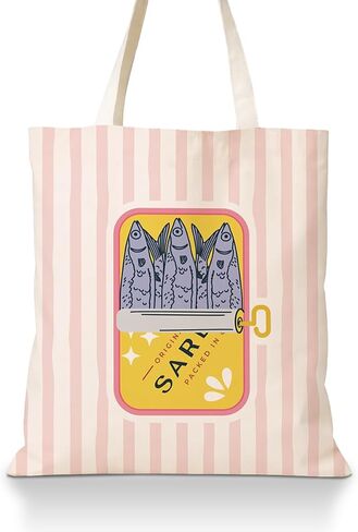 Funny Graphic Canvas Tote Bag, Reusable Dark Humor Shoulder Bag in Kuwait