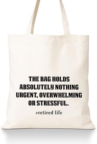 Funny Graphic Canvas Tote Bag, Reusable Dark Humor Shoulder Bag in Kuwait