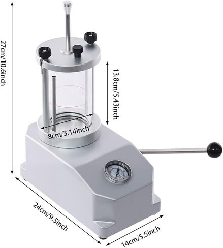 Watch Case Water Resistant Pressure Tester, 10 Bar Professional Underwater Watch Waterproof Test Tool, Dual Watches Simultaneous Measuring Device for Waterproofness Testing in Saudi Arabia