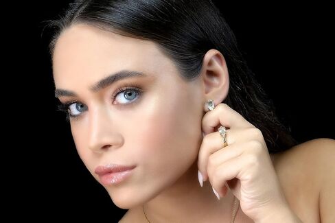Marquise Clear Quartz Earrings - Simple Bridal & Fashion Statement Jewelry for Women - Custom Material Design - with Box in Kuwait