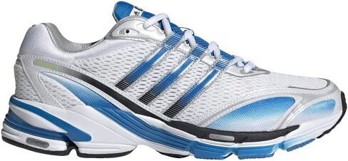 adidas Originals Mens Supernova Cushion 7 Shoes, Cloud White/Blue Rush/Semi Solar Green in Kuwait