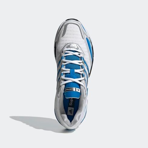 adidas Originals Mens Supernova Cushion 7 Shoes, Cloud White/Blue Rush/Semi Solar Green in Kuwait