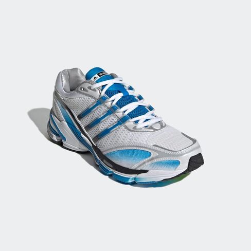 adidas Originals Mens Supernova Cushion 7 Shoes, Cloud White/Blue Rush/Semi Solar Green in Kuwait