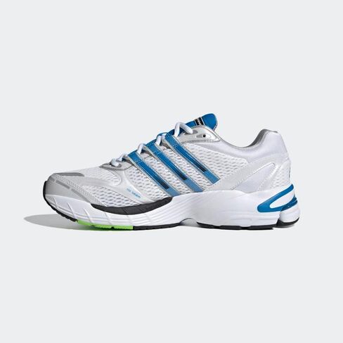 adidas Originals Mens Supernova Cushion 7 Shoes, Cloud White/Blue Rush/Semi Solar Green in Kuwait