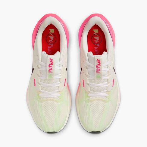 Nike Structure 25 Men's Road Running Shoes (IB7451-100, Sail/Hyper Pink/Bright Crimson/Sequoia) Size 11.5 in Kuwait