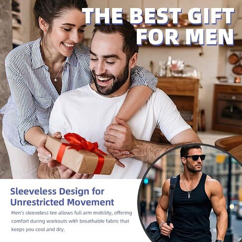 Men's Tank Top,Metal Fan Huge,Summer Undershirt Sleeveless Shirts Muscle Tops in Kuwait
